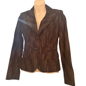 Pink Tartan Black Blazer